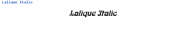 Fuente Lalique Italic.ttf